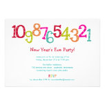 Chic Countdown New Year's Eve Party Invitation invitations