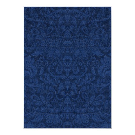 Chic Damask and Peacock Feather Wedding Rehearsal Custom Invitation