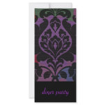 Chic diner party - invitation rack cards