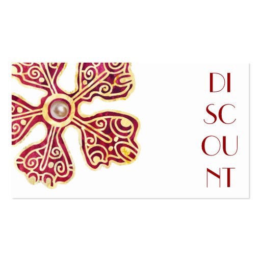 Chic Discount Coupon Double Sided Standard Business Cards Pack Of 100 Zazzle Business Card Coupon Template