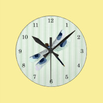 Chic Dragonfly Wall Clock wall clocks