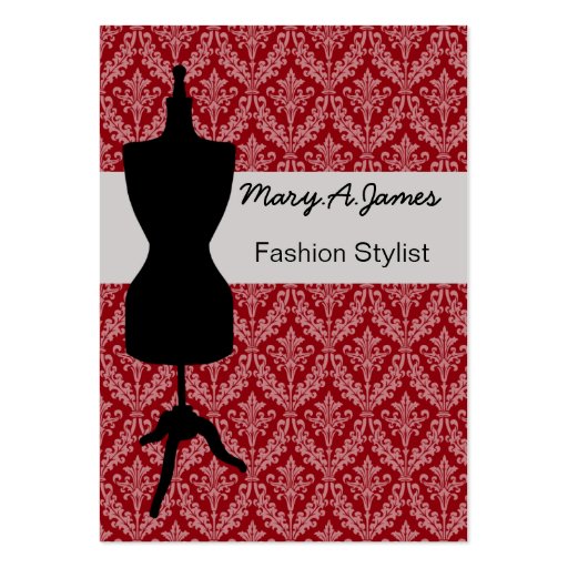 chic dressmaker mannequin Business Cards