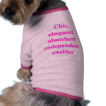 Chic, eloquent, absorbent codependent enabler pet clothing by splashable_goldfish Chic, eloquent, absorbent codependent enabler pet clothing