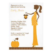 Chic Fall Mom-to-Be Invitations
