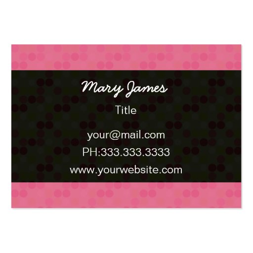 chic fashion boutique Business Cards (back side)