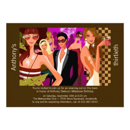 Chic Formal Party Invitation