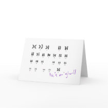 chic geek greeting card "It's a Girl!" by chic_geek chic geek greeting card "It's a Girl!"