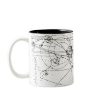 chic geek particle tracks coffee mug