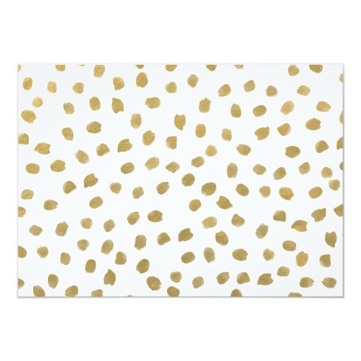 CHIC GOLD FOIL LOVE WEDDING INVITATION