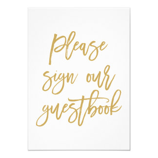 wedding guest sign