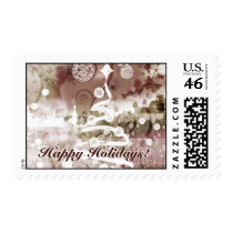 luminaart, byluminaart, christmas, new year, christmas postage, custom postage, modern, funky, chic, postage, new year's day, Stamp with custom graphic design