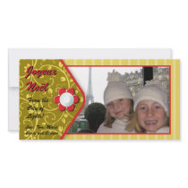 Chic Holiday Fashion Photo Card photo cards