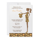 Chic Leopard Print Baby Shower Invitation