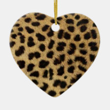 Chic Leopard Print Fashion Christmas Tree Ornament