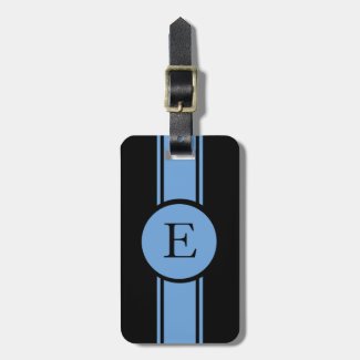 CHIC LUGGAGE/BAG TAG_153 BLUE/BLACK/MONOGRAM