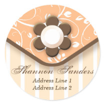 Chic Melon Fashion Address Label stickers