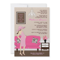 Chic Modern Mom Baby Shower Invite