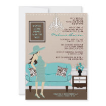 Chic Modern Mom Baby Shower Invite