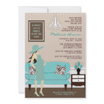 Chic Modern Mom Baby Shower Invite