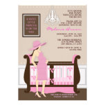 Chic Modern Mom Contemporary Baby Shower Invite