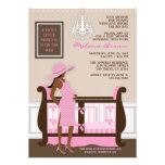 Chic Modern Mom Contemporary Baby Shower Invite