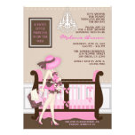Chic Modern Mom Contemporary Baby Shower Invite