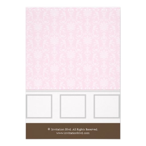 Chic Modern Mom with Gifts Baby Shower Invite
