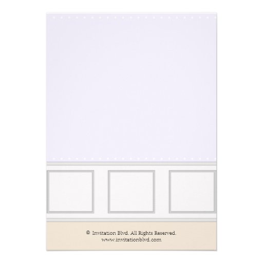 Chic Mom and Buggy with Gifts Custom Invites