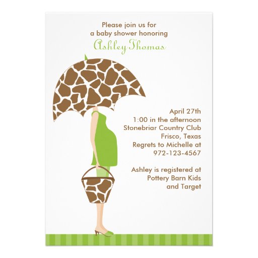 Chic Mom-to-Be Baby Shower Invitations