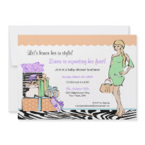 Chic Mom-to-be Shower Invitation 2