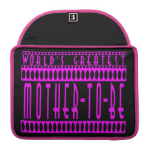 Chic Mothers to Be : World's Greatest Mother to Be Sleeve For MacBooks