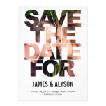 Chic Peek Save The Date Card invitations