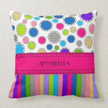 chic pillow,230 Happy Circles/Stripes