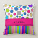 chic pillow,230 Happy Circles/Stripes american mojo pillows