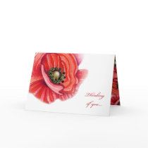 Chic Poppy Thinking of You Card