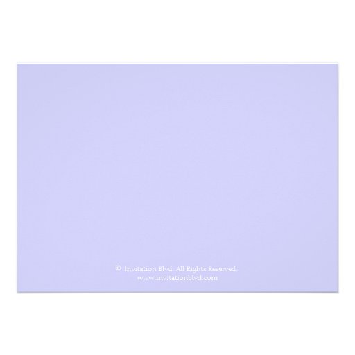 Chic Purple Here Comes the Bride Shower Invite