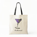chic purple martini bags