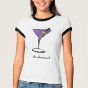 chic purple martini shirt