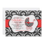 baby, shower, bow, carriage, stroller, buggy,