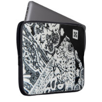 Chic Romantic Elegant Classy Lace Laptop Computer Sleeve