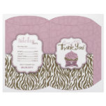 Chic Safari Popcorn Wrapper Custom Flyer