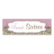 Chic Safari Skinny Gift Tag zazzle_profilecard
