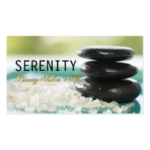 Chic Simple and Clean Spa Card Business Cards