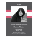 Chic Simplicity Graduation Announcement /Invite postcards