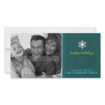 Chic Snowflake holiday Photo Card photo cards by spinsugar Chic Snowflake holiday Photo Card photo cards