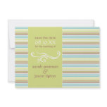 Chic Stripes Save the Date Announcements