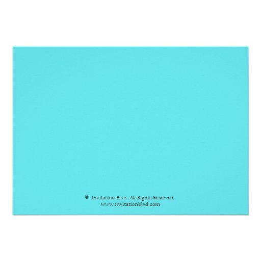 Chic Teal Black Yellow Here Comes the Bride Personalized Invitations