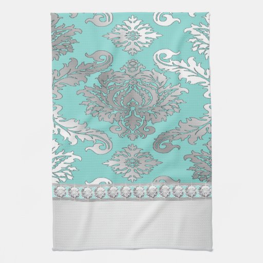 Teal Kitchen Towels Teal Hand Towels Zazzle