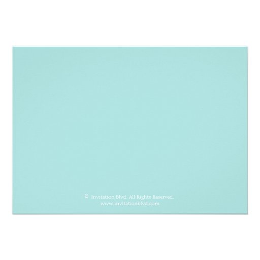 Chic Teal Here Comes the Bride Shower Invite