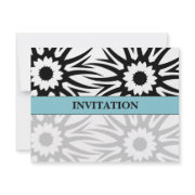 Aqua wedding invites by mgdezigns